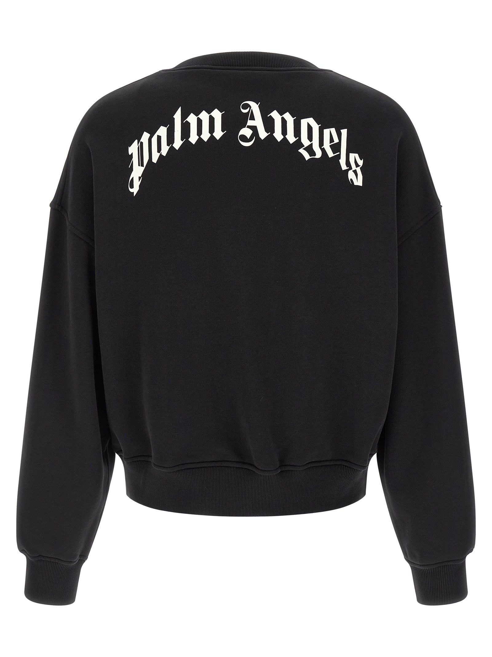 Palm Angels Palm Angels Back Curved Logo Sweatshirt