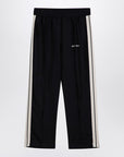 Palm Angels Palm Angels Anthracite grey linen sports trousers