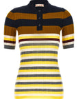 Marni Marni Ribbed Wool Polo Shirt