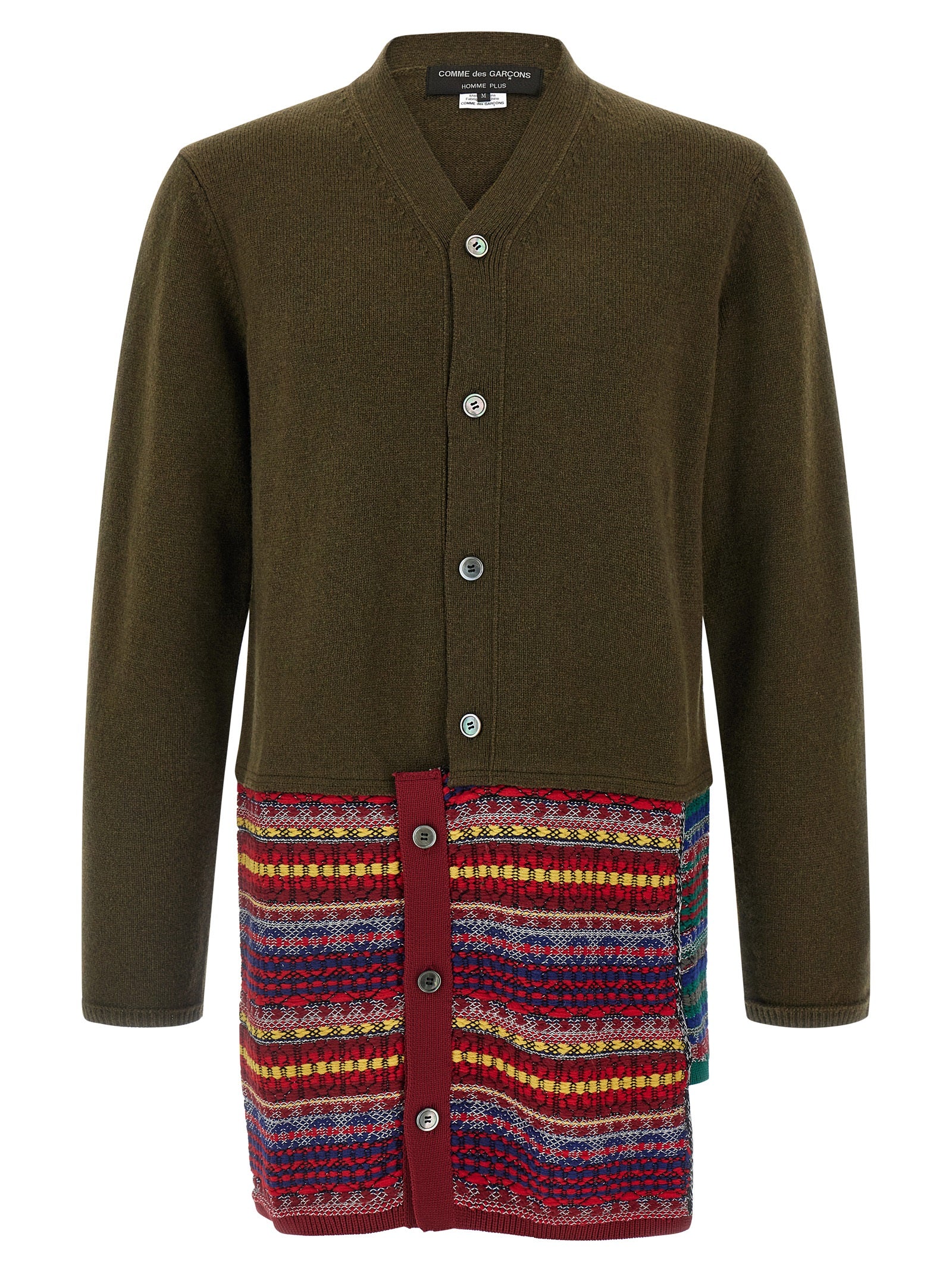 Comme Des Garçons Homme Plus Comme Des Garçons Homme Plus Jacquard Insert Cardigan