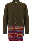 Comme Des Garçons Homme Plus Comme Des Garçons Homme Plus Jacquard Insert Cardigan