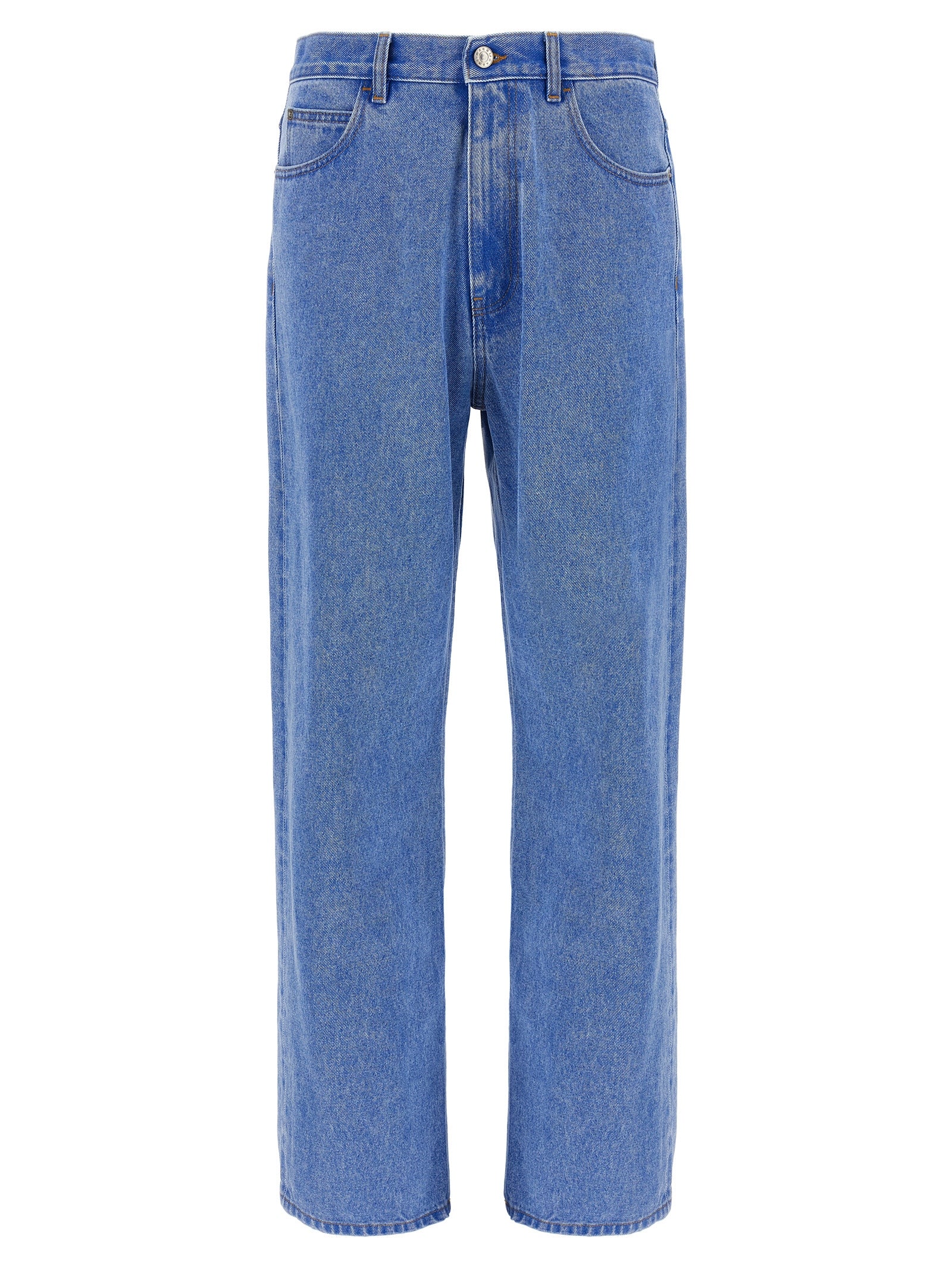 Marni Marni Bleached Coated Jeans