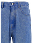 Marni Marni Bleached Coated Jeans