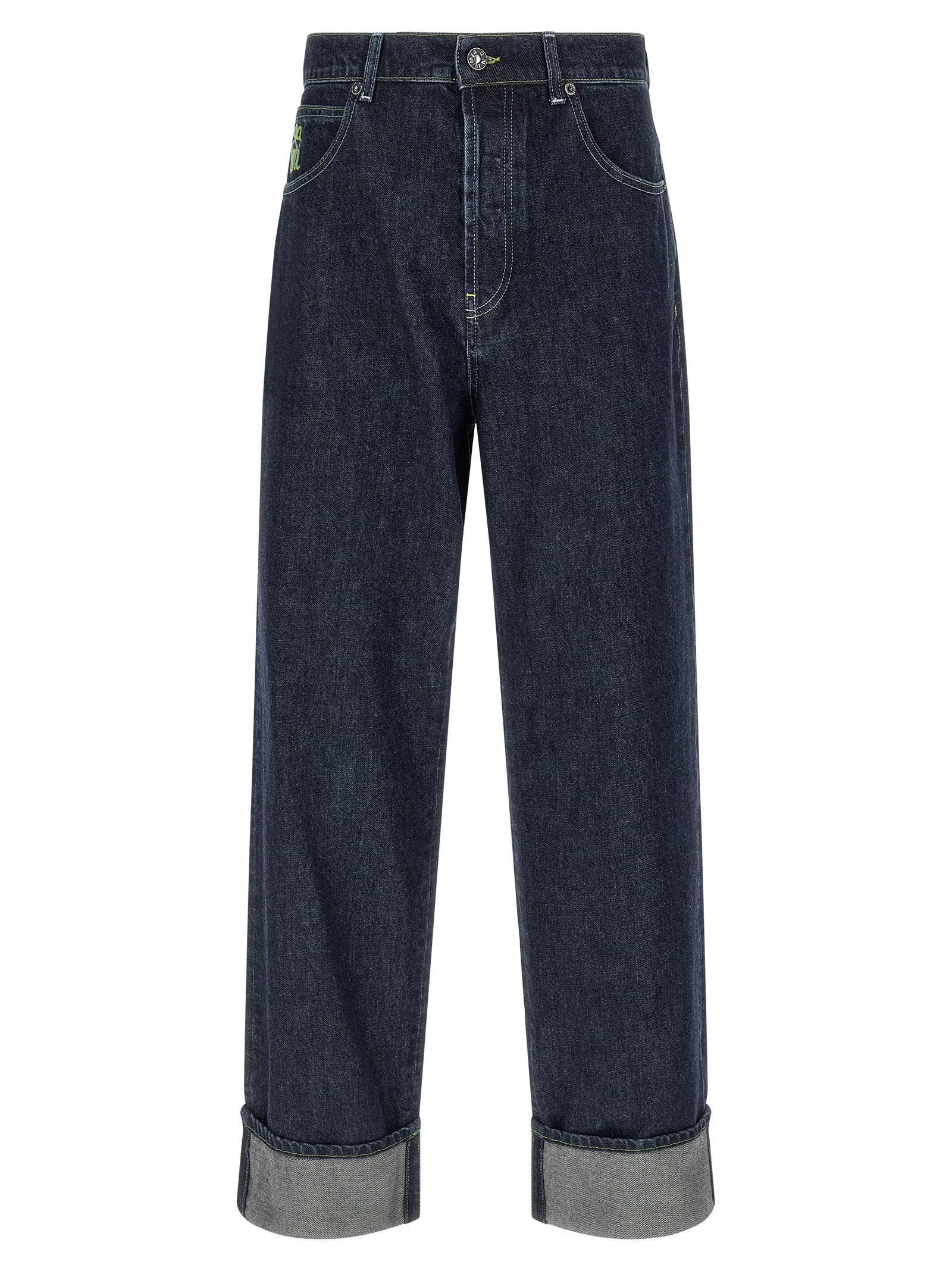 Marni Marni Logo Embroidery Jeans