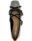 Mach & Mach Mach & Mach Crystal Net Ballet Flats