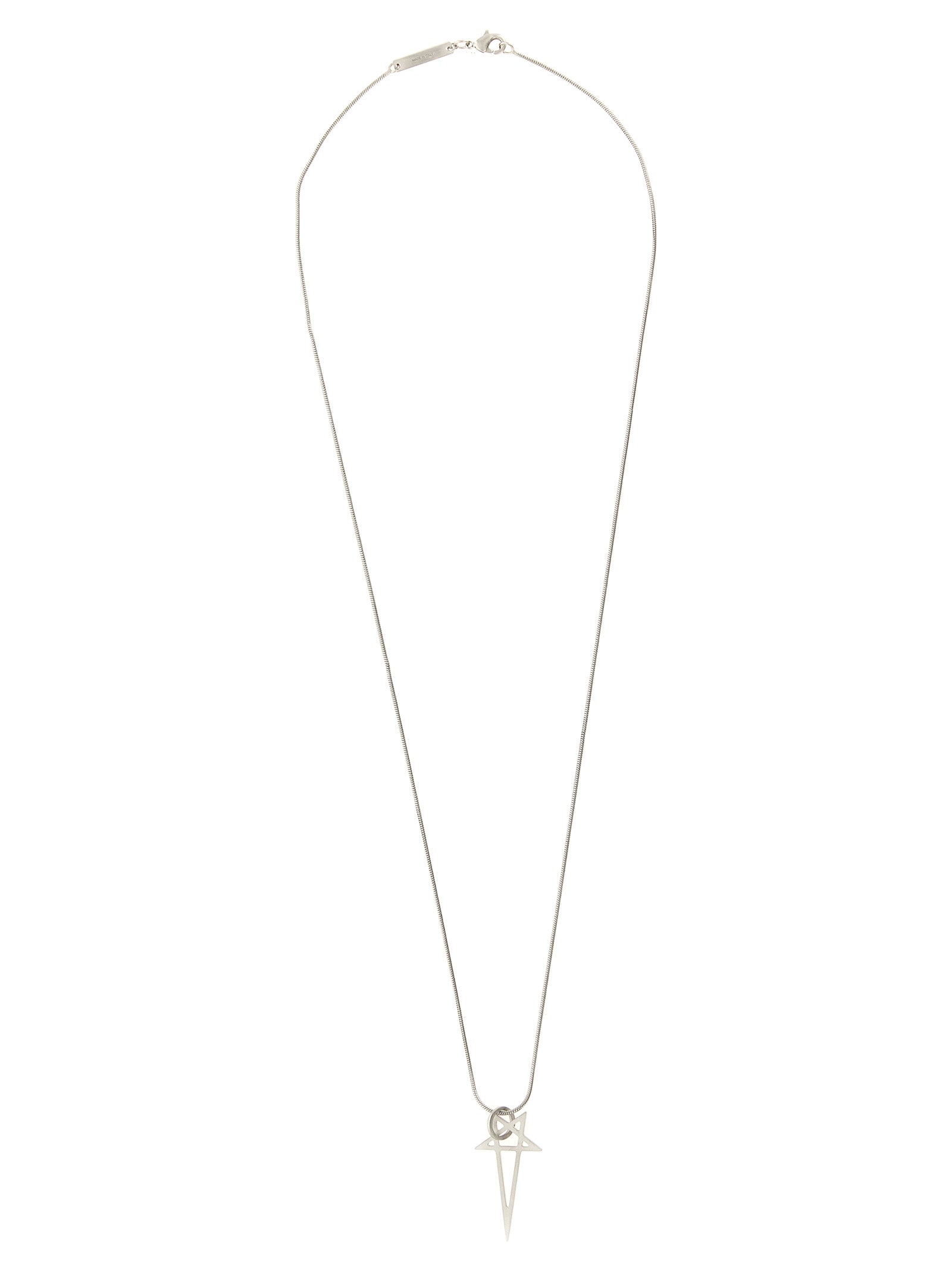 Rick Owens Rick Owens Pentagram Necklace