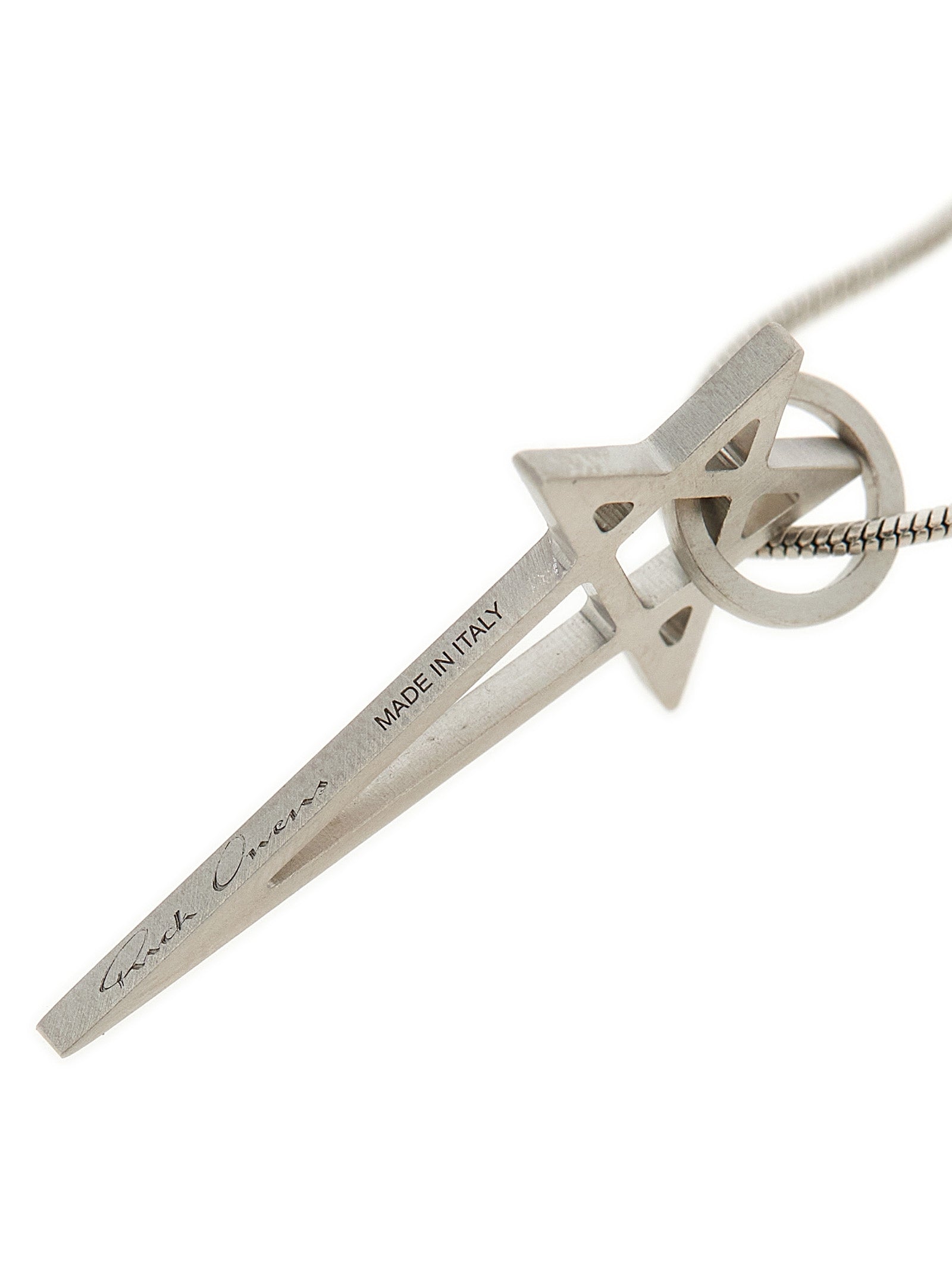 Rick Owens Rick Owens Pentagram Necklace