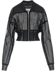 Rick Owens Rick Owens Dracucollar Cropped Bomber Jacket