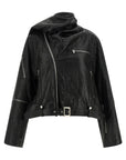 Rick Owens Rick Owens Cropped Scarf Flight Jacket