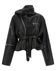 Rick Owens Rick Owens Cropped Scarf Flight Jacket