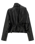 Rick Owens Rick Owens Cropped Scarf Flight Jacket