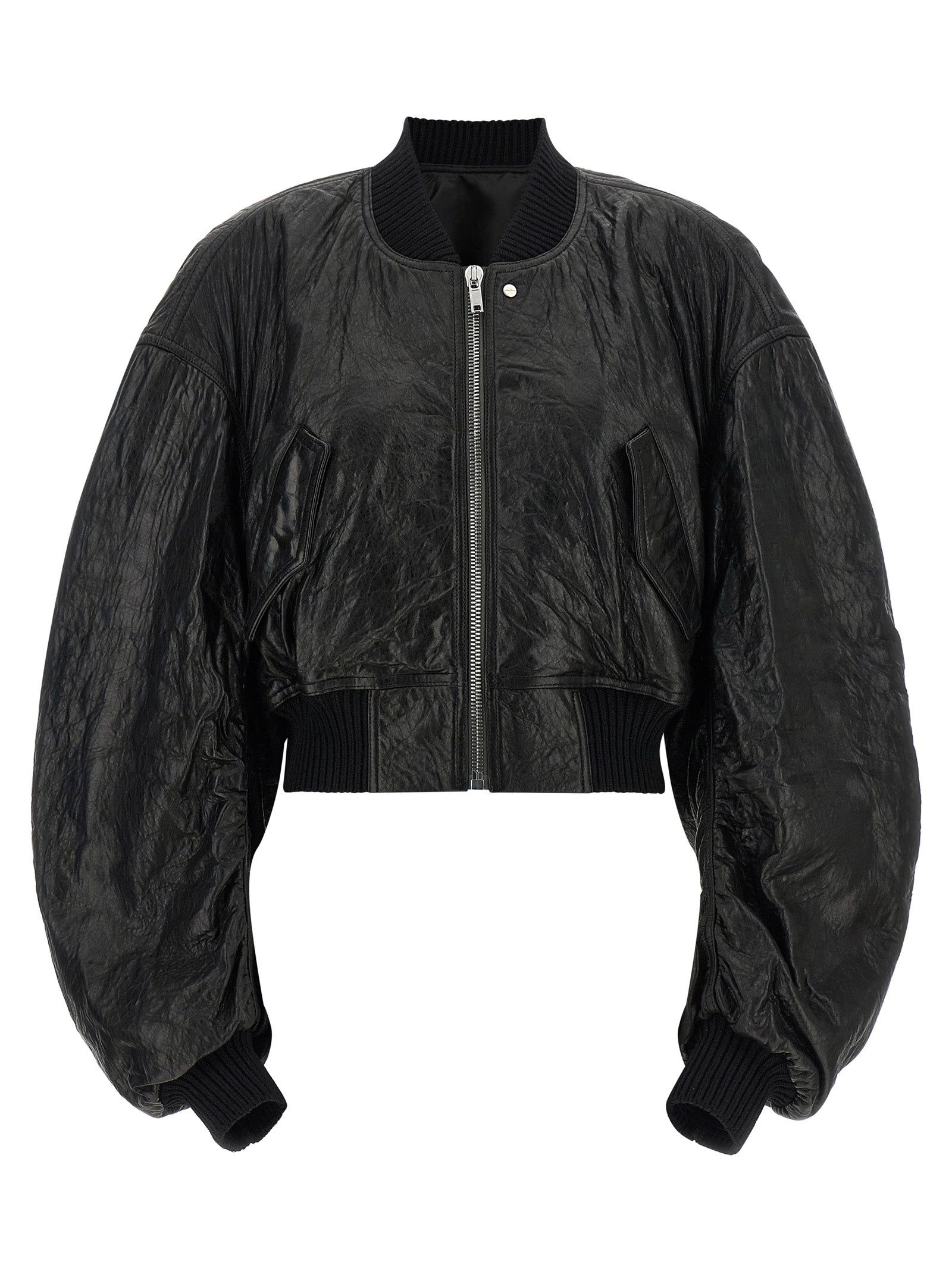 Rick Owens Rick Owens Secchia Cropped Flight Bomber Jacket