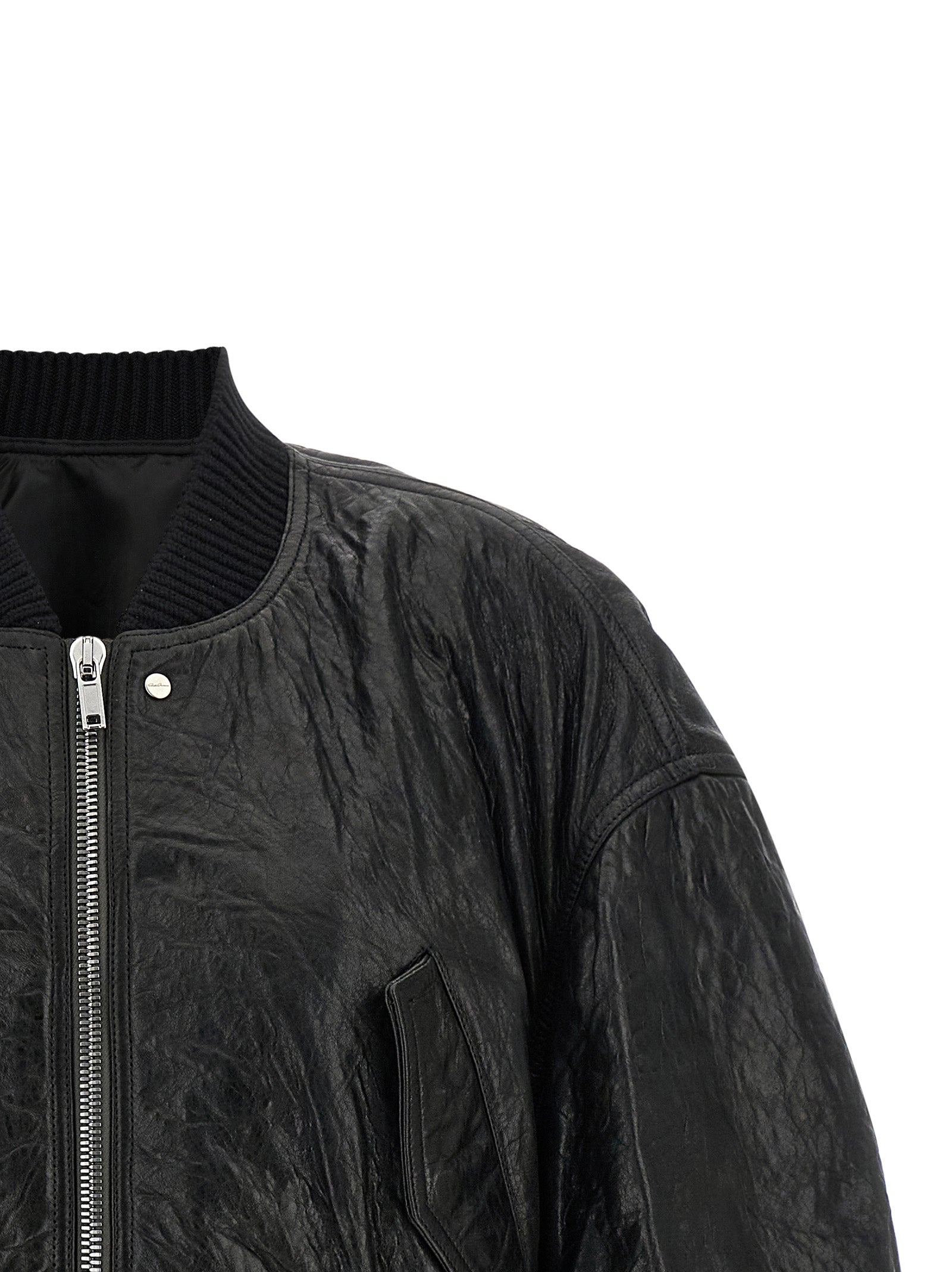 Rick Owens Rick Owens Secchia Cropped Flight Bomber Jacket