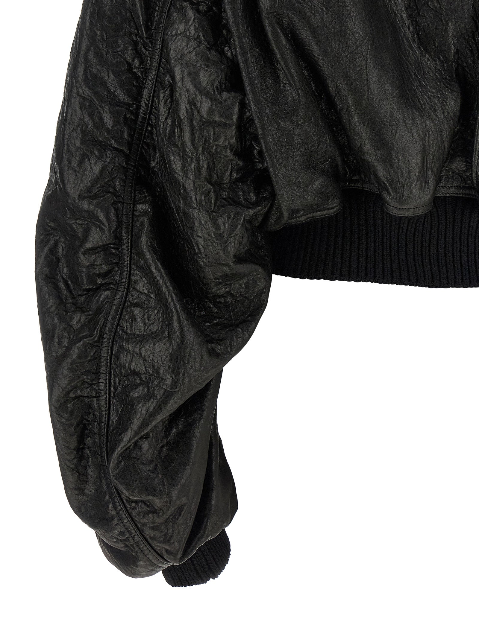 Rick Owens Rick Owens Secchia Cropped Flight Bomber Jacket