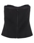 Self-Portrait Self-Portrait Black Crepe Bandeau Top