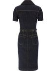 Self-Portrait Self-Portrait Indigo Denim Midi Dress