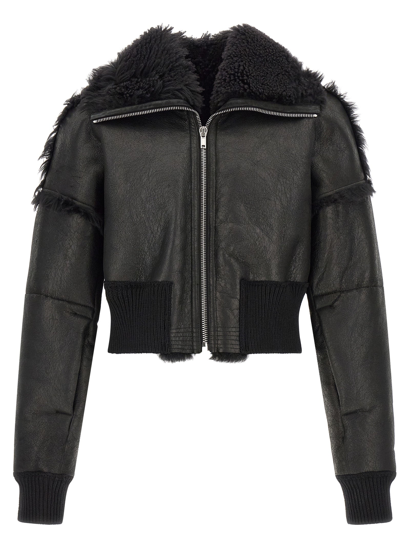Rick Owens Rick Owens Flight Jkt Cropped Bomber Jacket