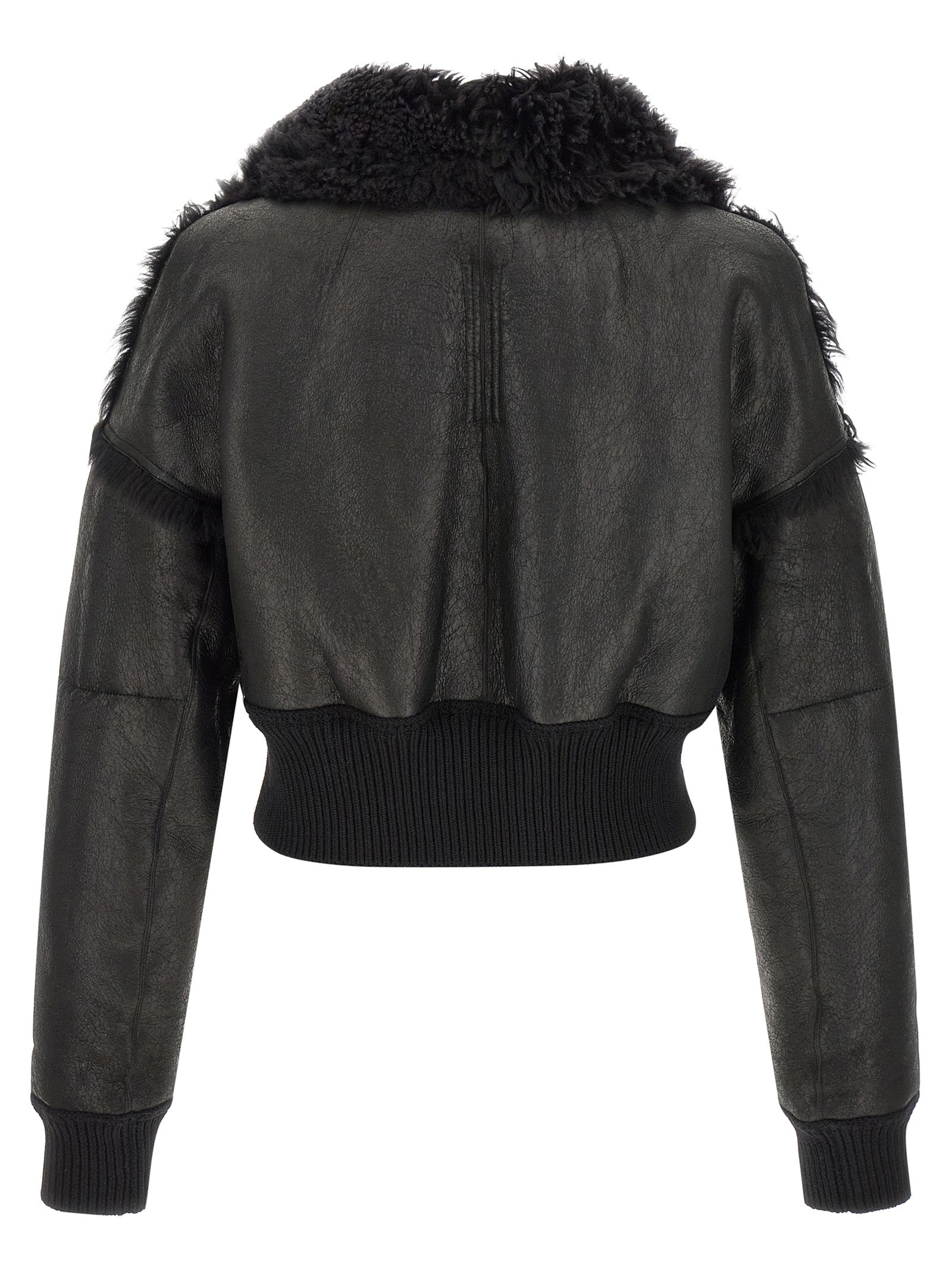 Rick Owens Rick Owens Flight Jkt Cropped Bomber Jacket