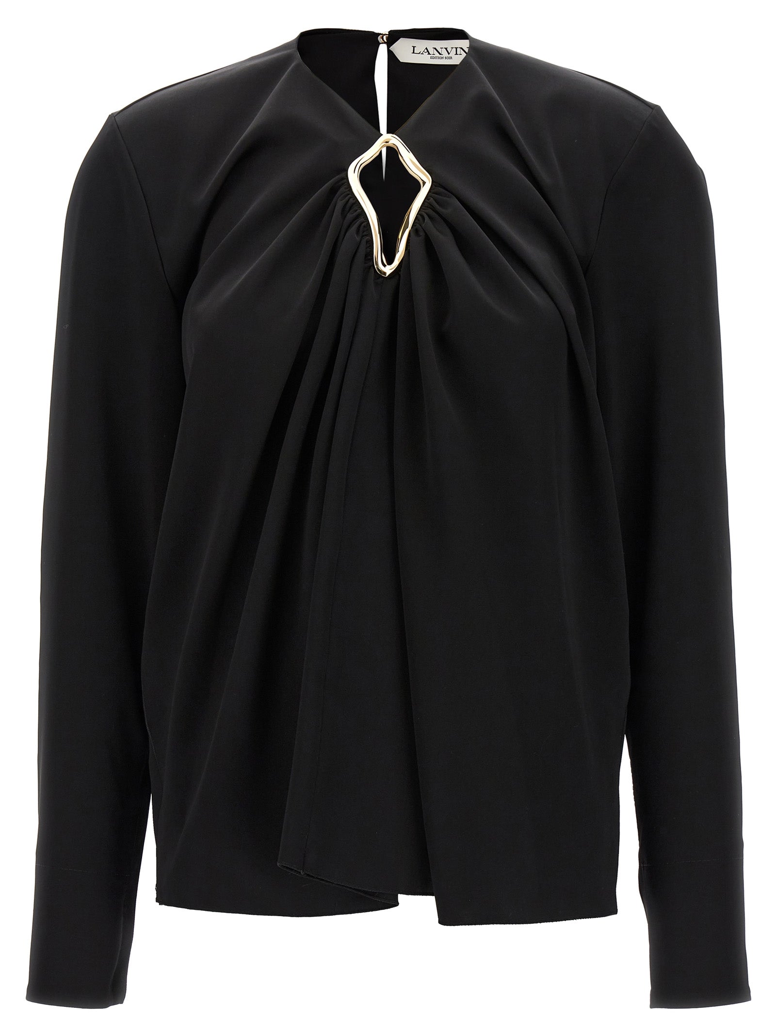 Lanvin Lanvin Metallic Detail Blouse