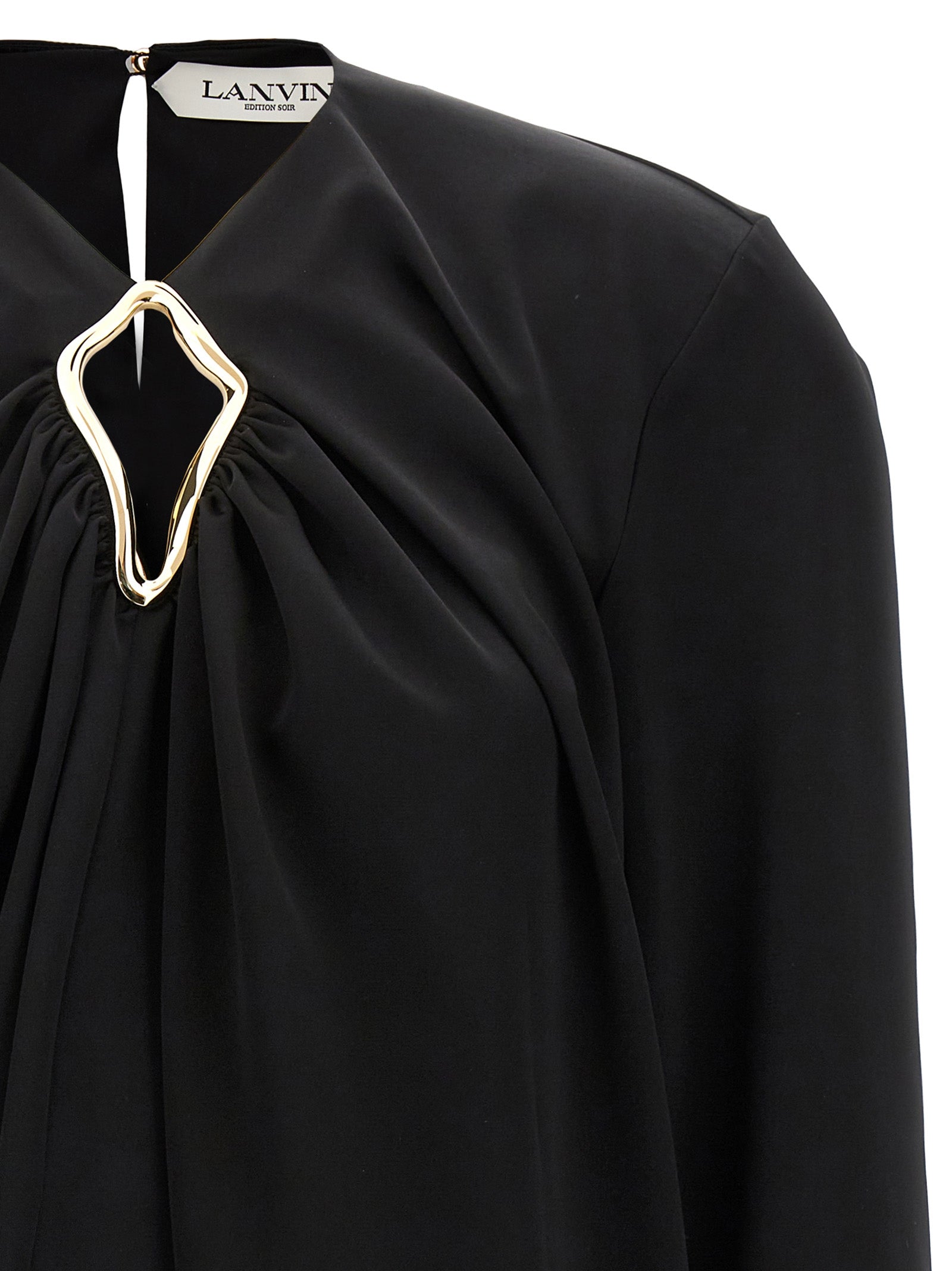 Lanvin Lanvin Metallic Detail Blouse