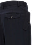 Lanvin Lanvin Loose Leg Front Pleat Pants