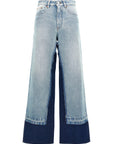 Mm6 Maison Margiela Mm6 Maison Margiela Contrast Insert Jeans