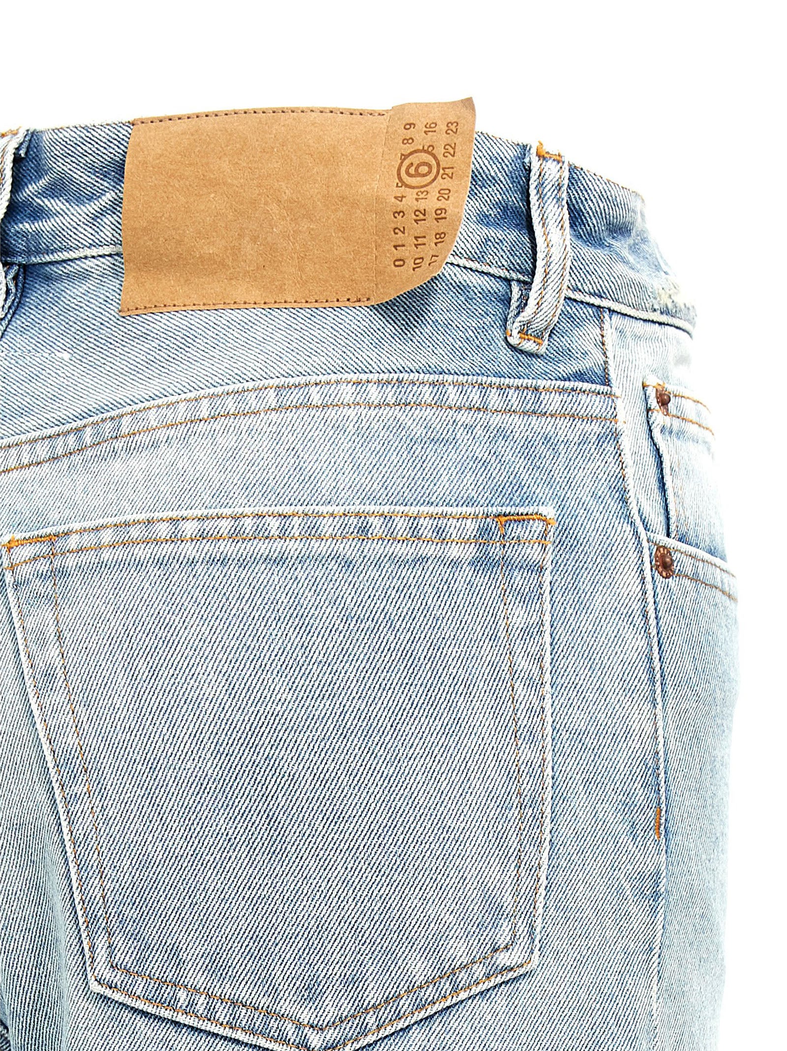Mm6 Maison Margiela Mm6 Maison Margiela Contrast Insert Jeans