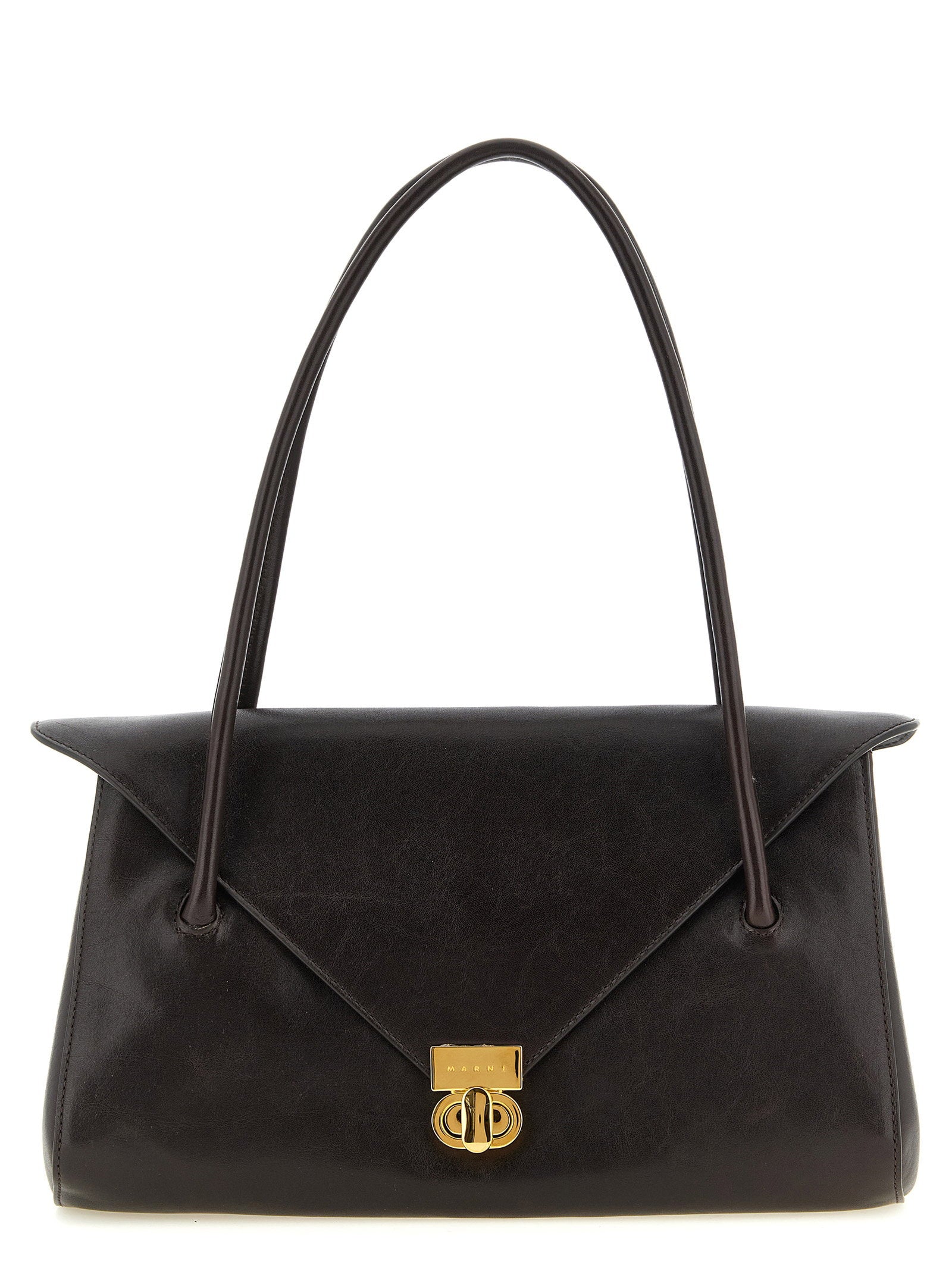 Marni Marni E/w Leather Shoulder Bag