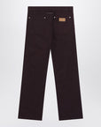 MM6 Maison Margiela MM6 Maison Margiela Burgundy cotton trousers
