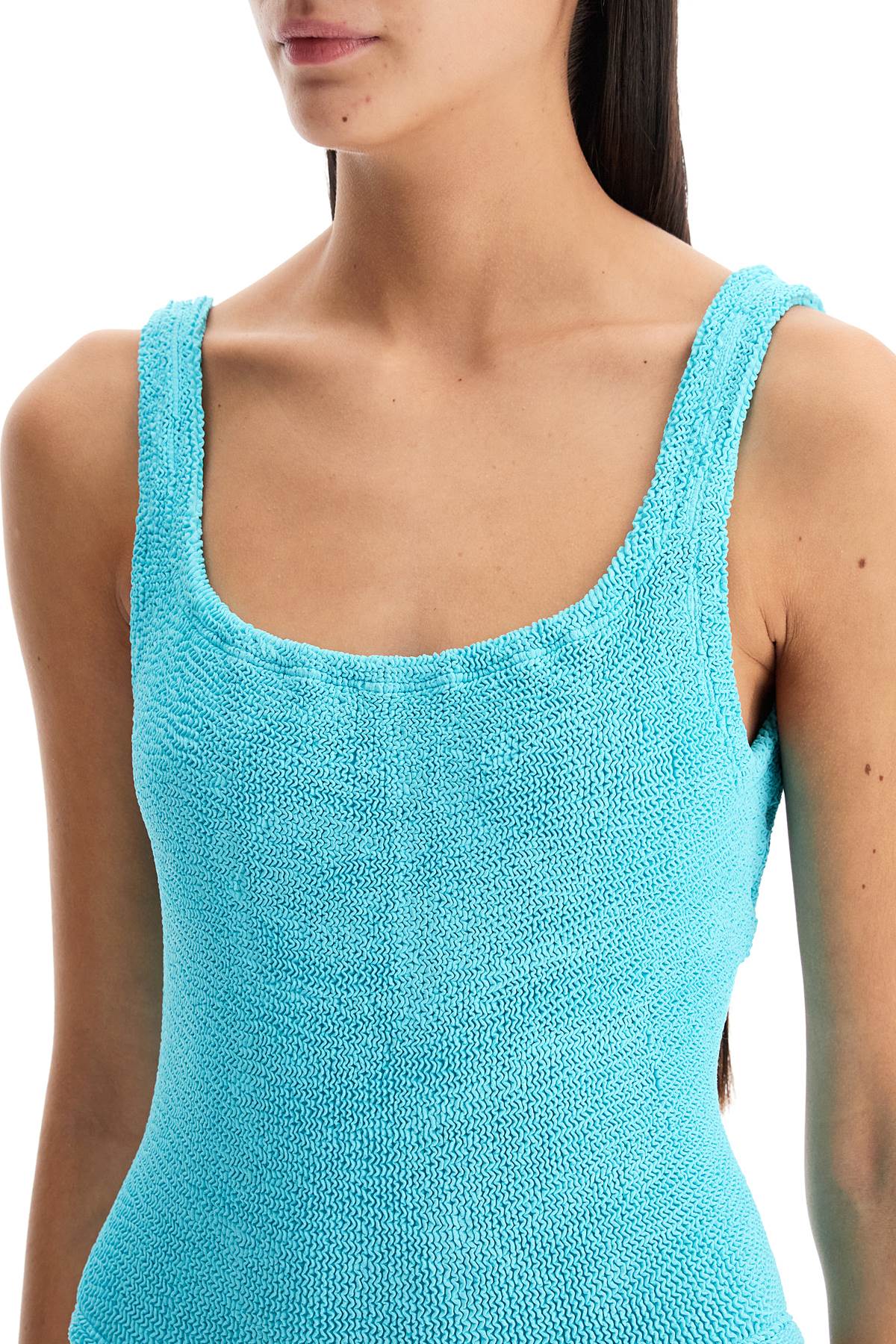 Hunza G. Hunza G. one-piece square neck swims