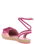 Mach & Mach Mach & Mach Double Bow Pink Riviera Espadrilles
