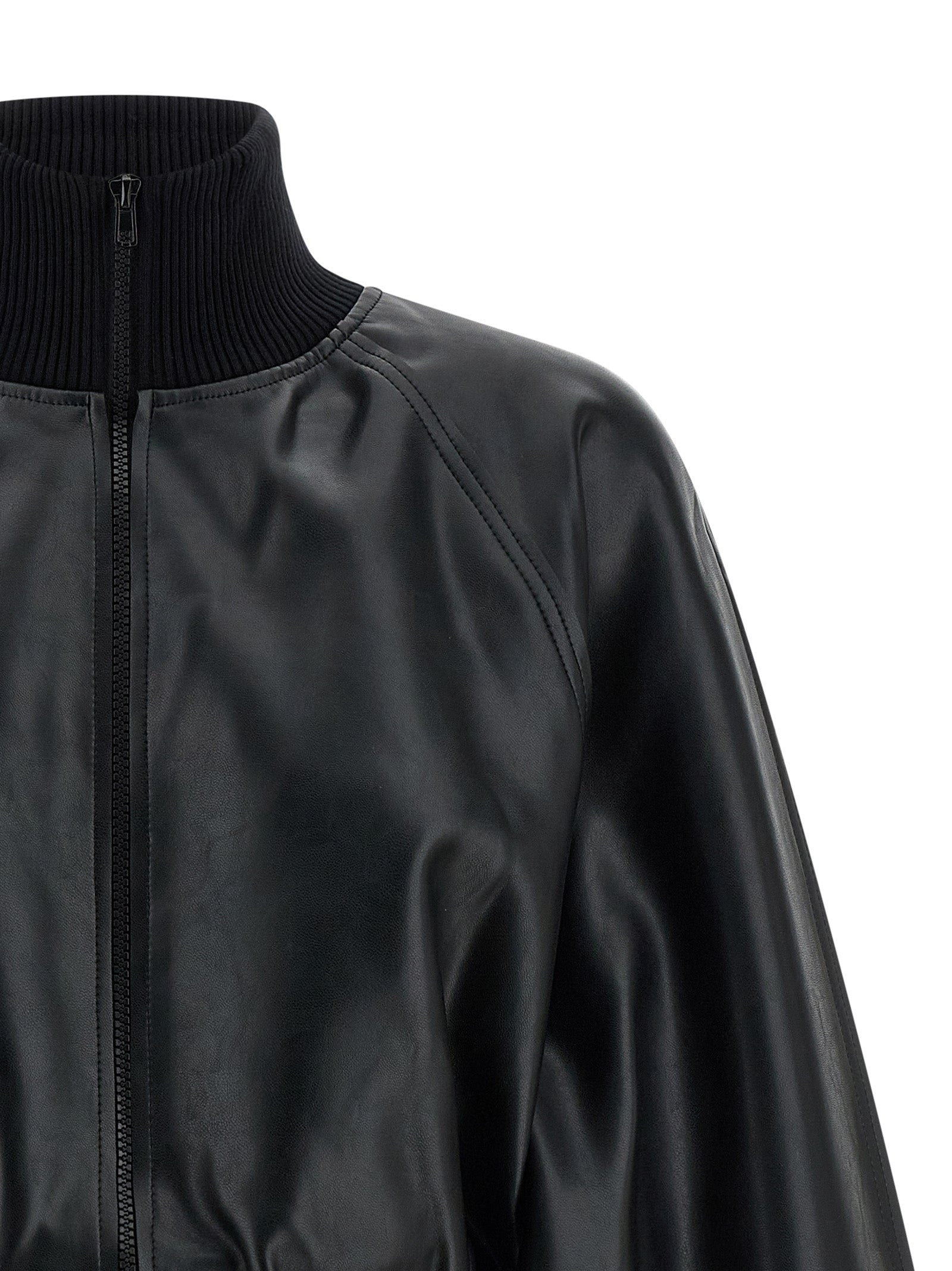 Norma Kamali Norma Kamali High Neck Bomber Jacket