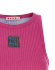 Marni Marni Logo Patch Tank Top