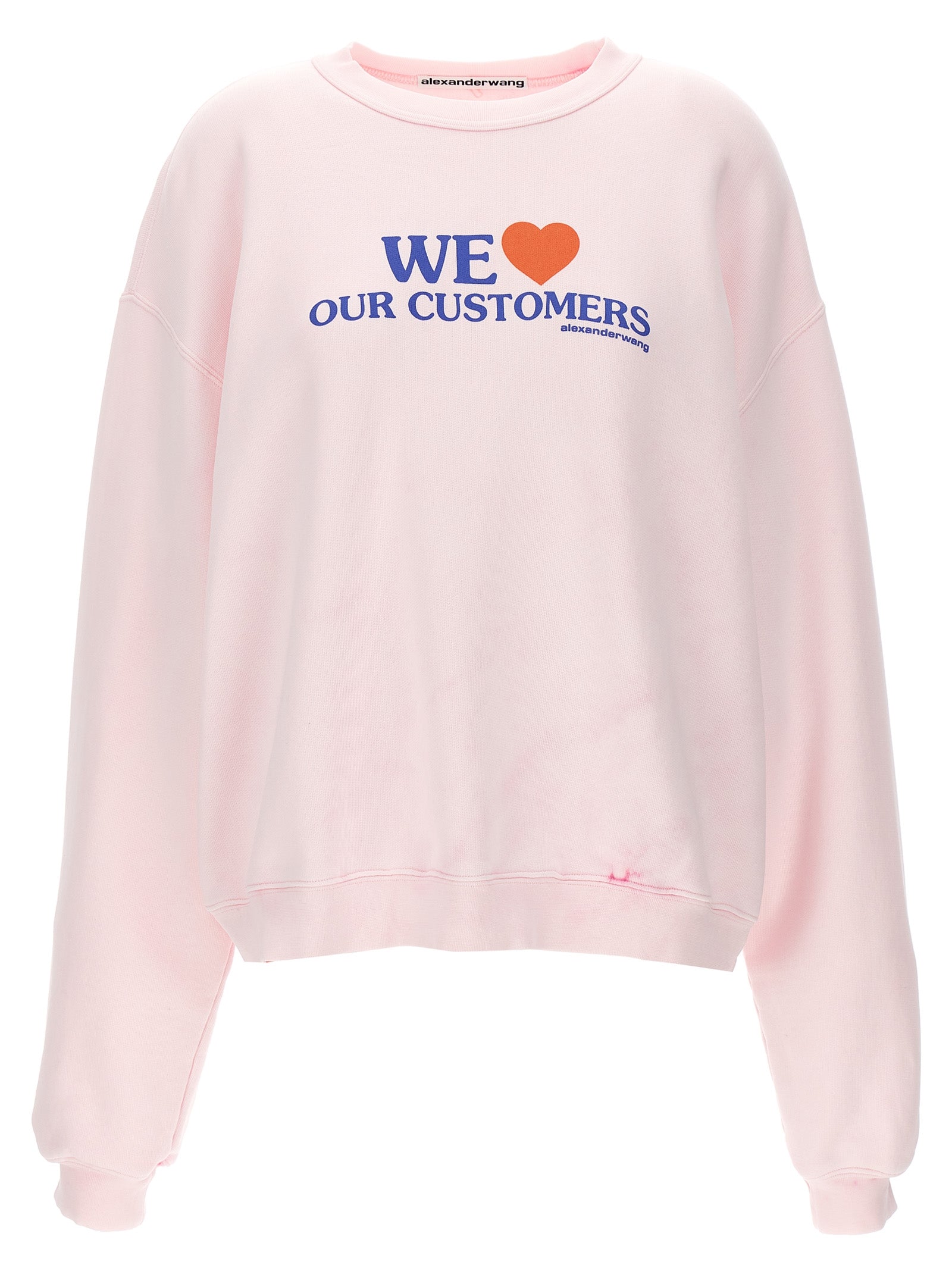 Alexander Wang Alexander Wang We Love Our Customers Sweatshirt