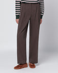 Dunst Dunst Brown cotton trousers