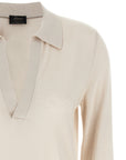 Brioni Brioni Cashmere And Silk Polo Shirt