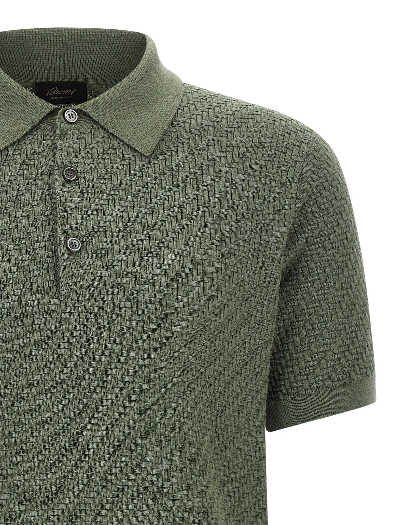Brioni Brioni Weaving Polo Plot
