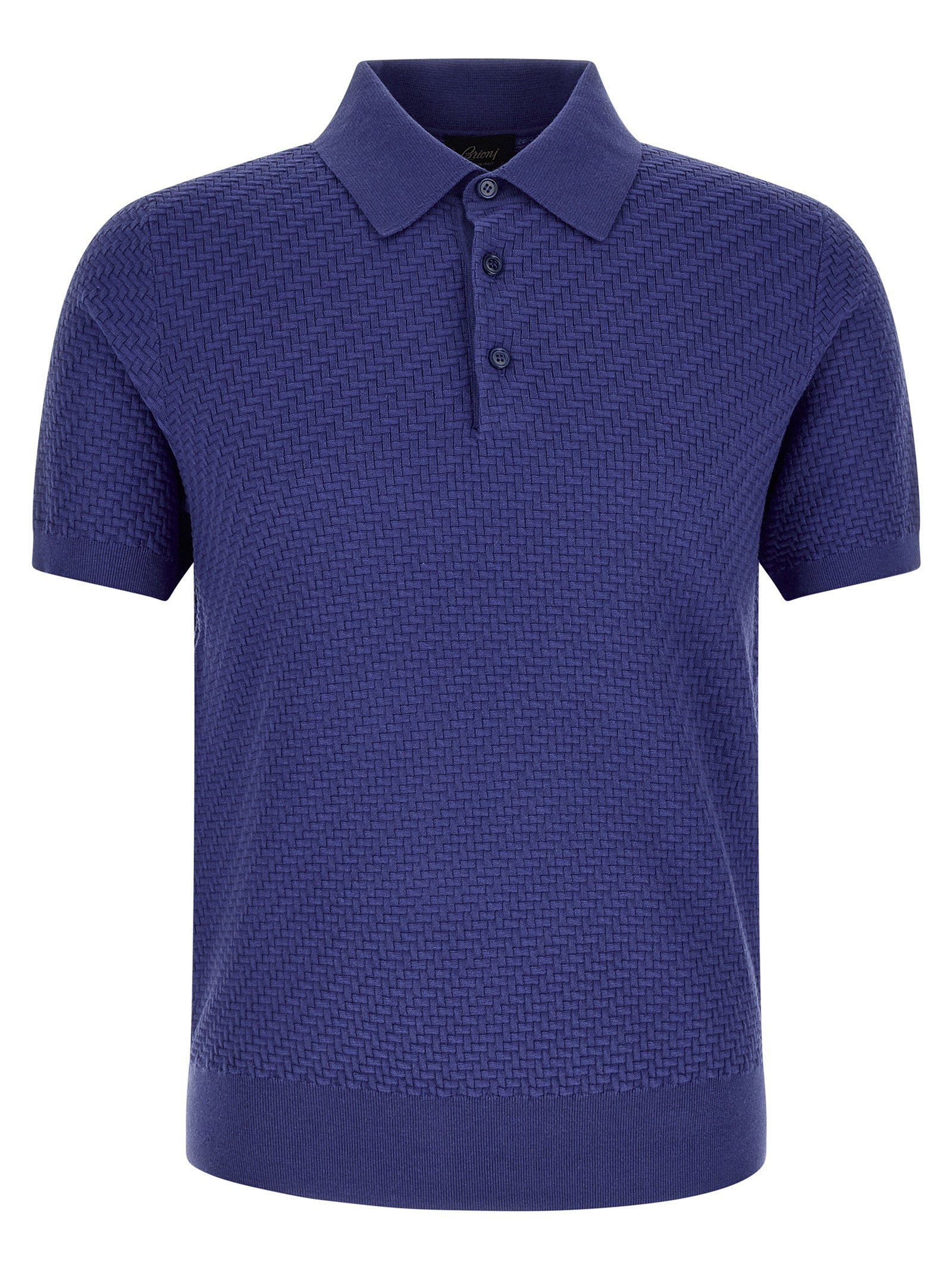Brioni Brioni Weaving Polo Plot