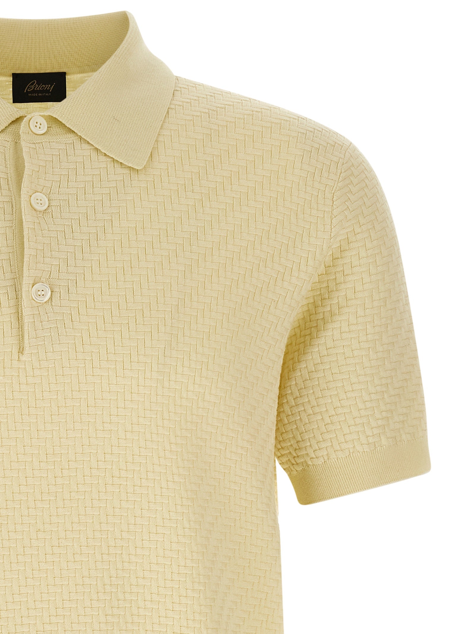 Brioni Brioni Weaving Polo Plot