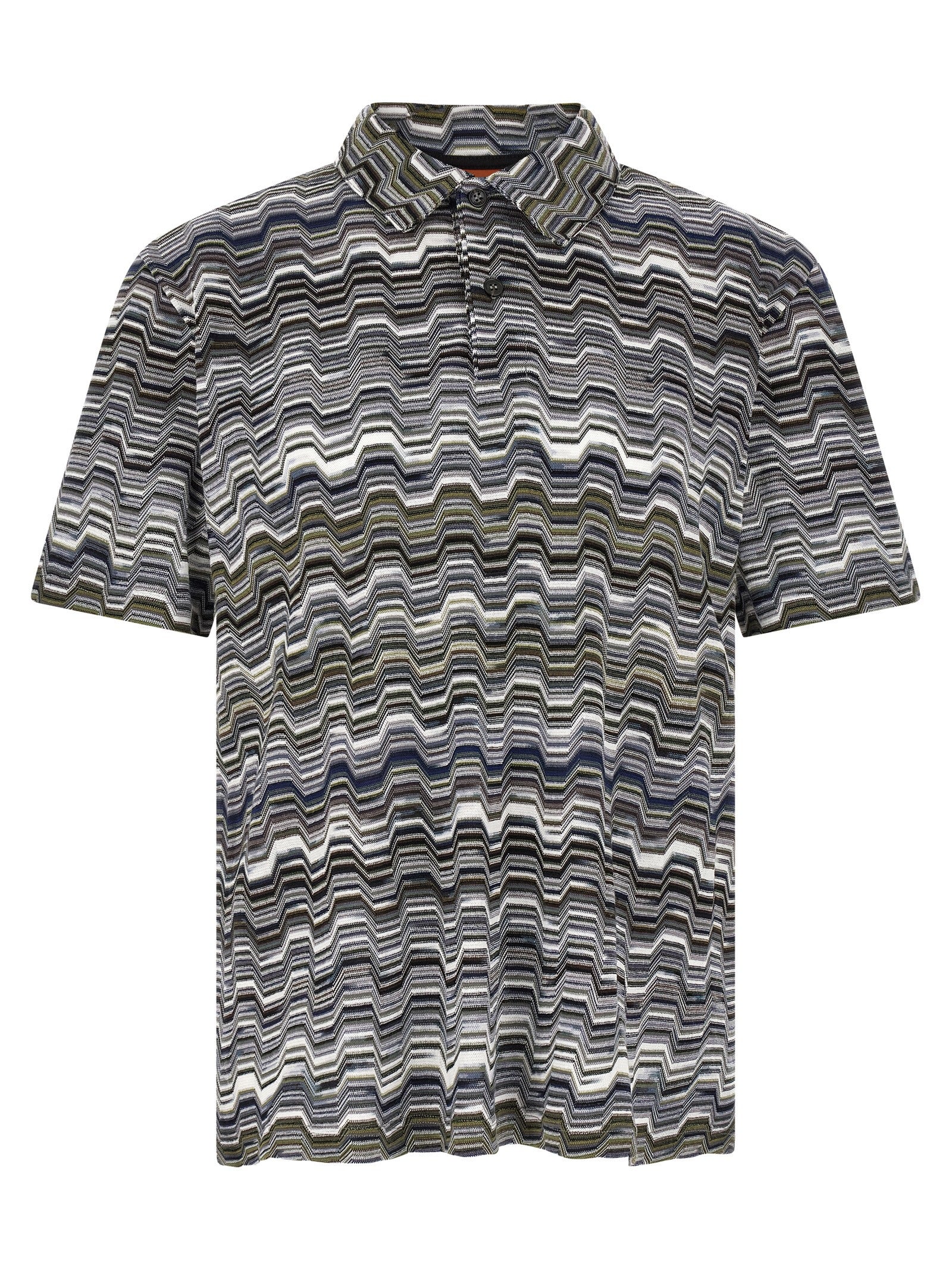 Missoni Missoni Irregular Zigzag Polo Shirt