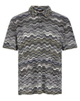 Missoni Missoni Irregular Zigzag Polo Shirt