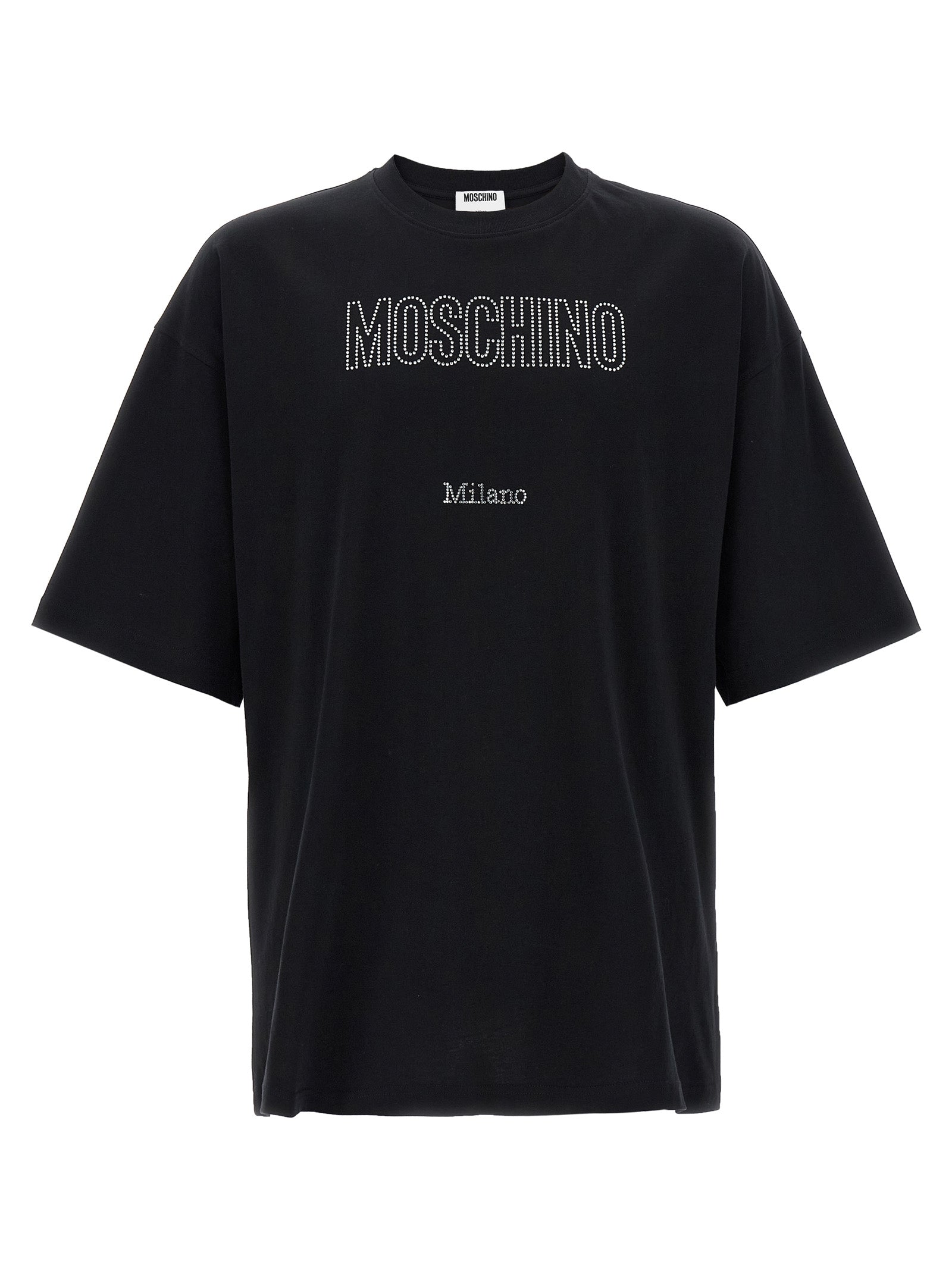 Moschino Moschino Rhinestone Logo T-shirt