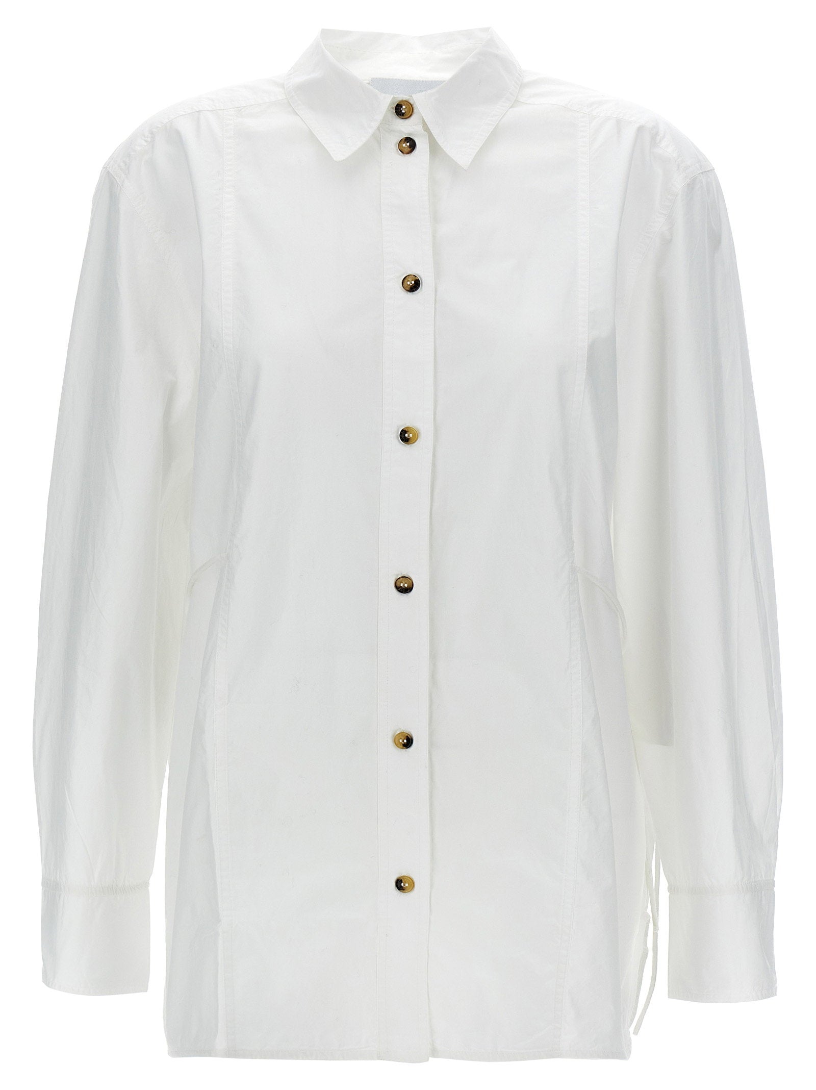 Ganni Ganni Lace-up Shirt