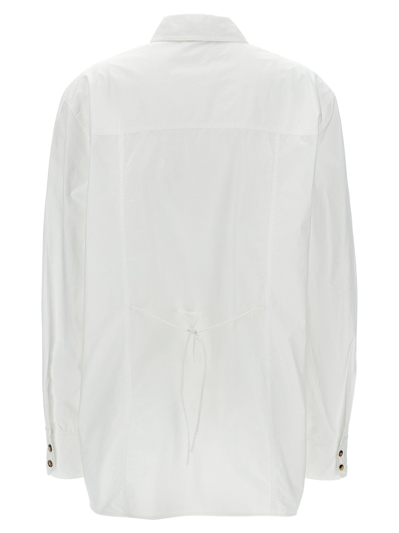 Ganni Ganni Lace-up Shirt