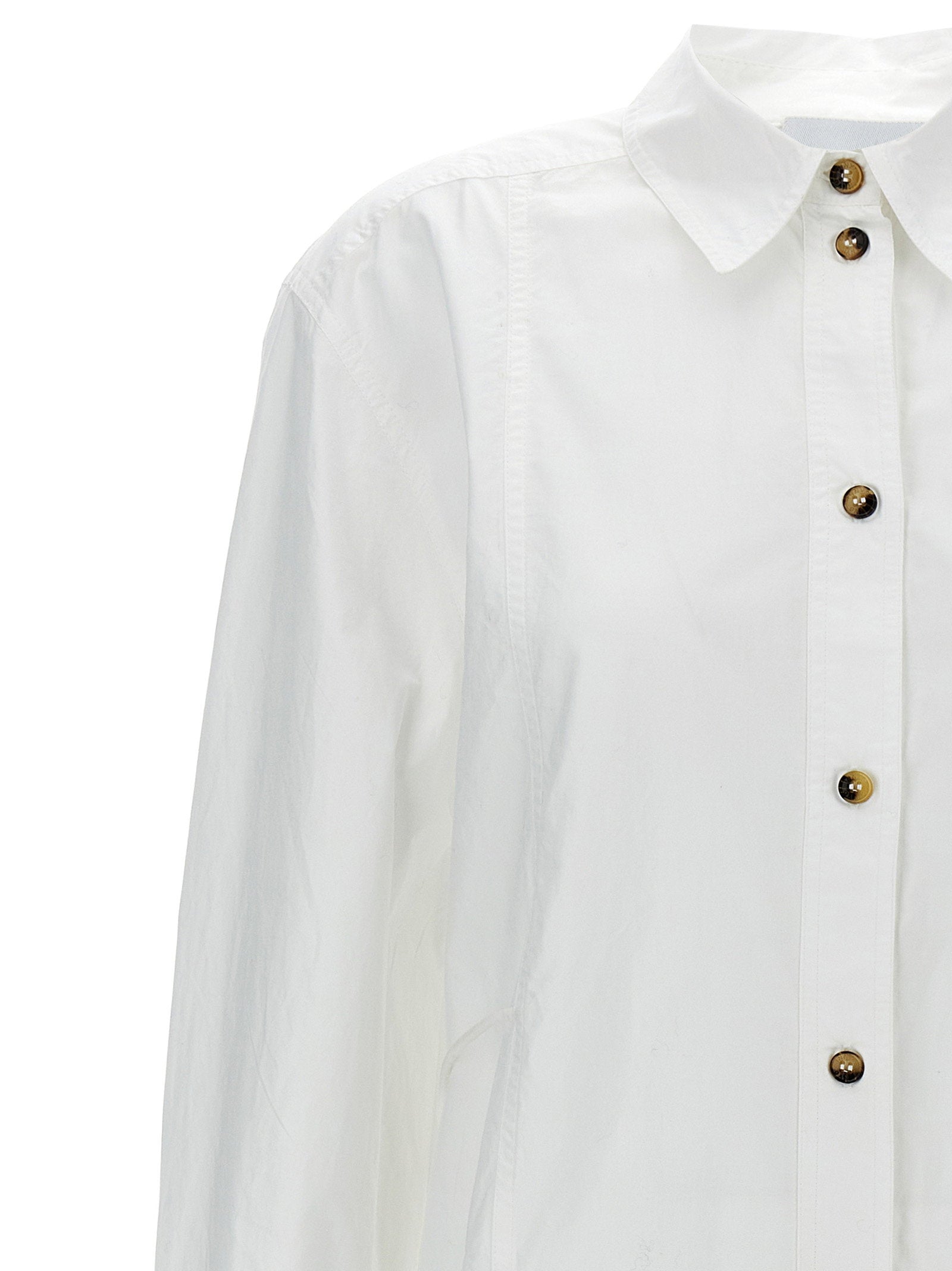 Ganni Ganni Lace-up Shirt