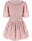 Ganni Ganni Pink Check Dress