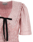 Ganni Ganni Pink Check Dress