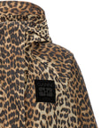 Ganni Ganni Leopard Print Nylon Windbreaker