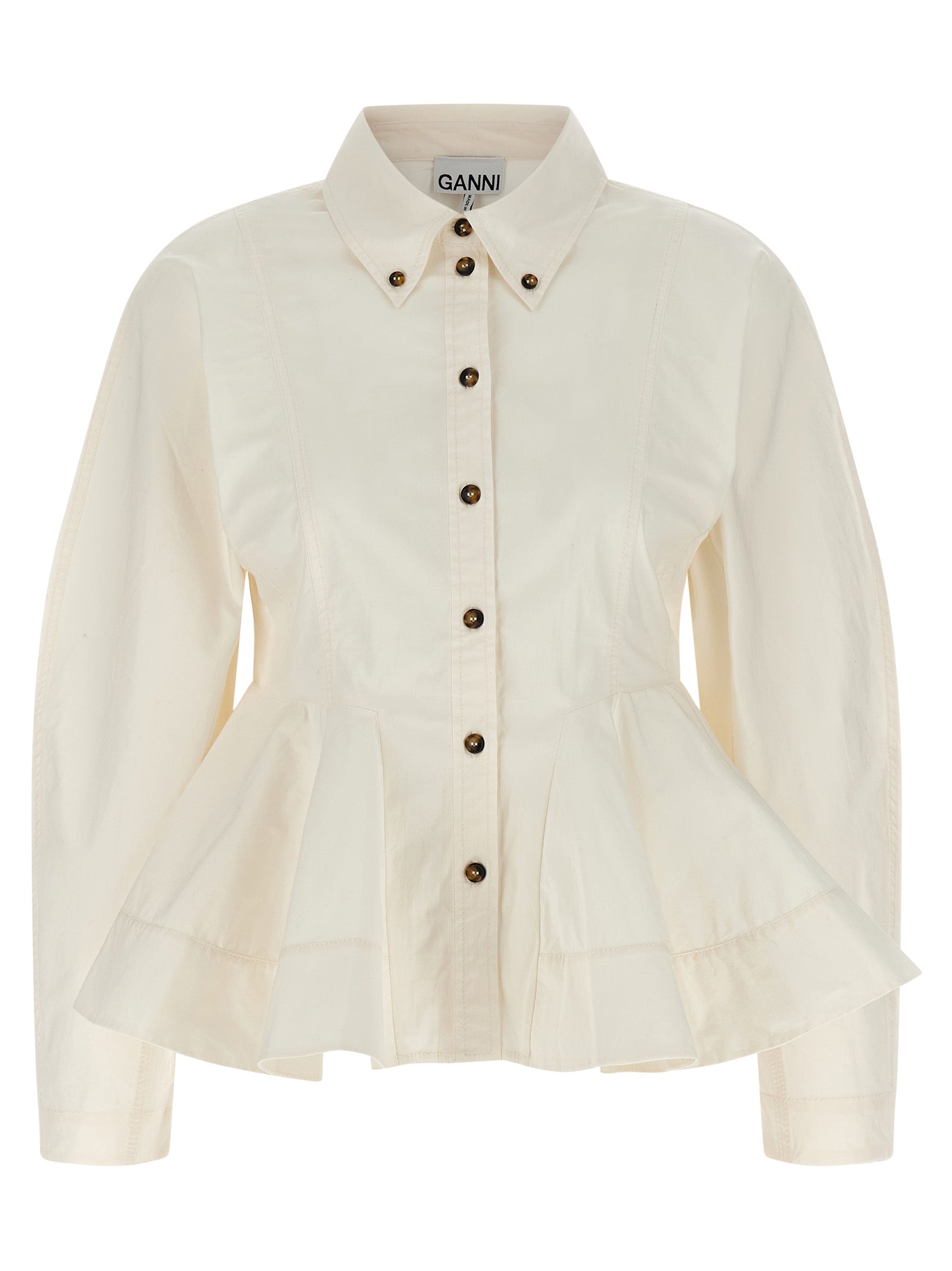 Ganni Ganni Peplum Shirt