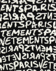 Vetements Vetements Paris Monogram Cropped Sweater